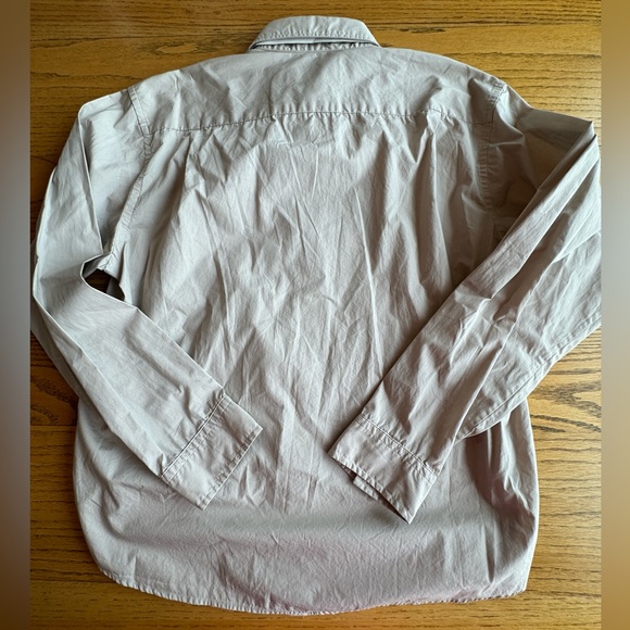 NWT Zara Rhuigi Shirt Mens Small Long Sleeve Button Down Khaki - Picture 3 of 8